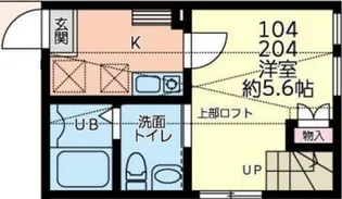 グランツ生田【2階】の間取り