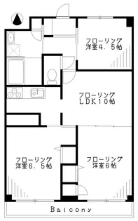 ウィスタリア【4階】の間取り