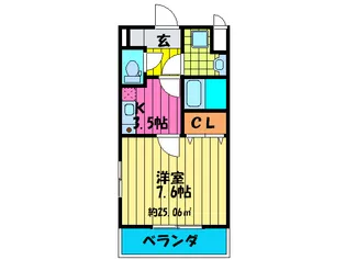 メッセ-ジ大工大前【2階】の間取り