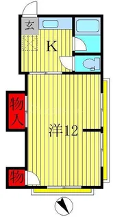 セントラルシティ柏【2階】の間取り