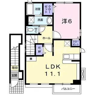 コリーヌ【2階】の間取り