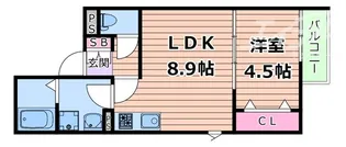 H and P緑地公園【2階】の間取り