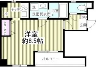 Bonheur新小岩【4階】の間取り