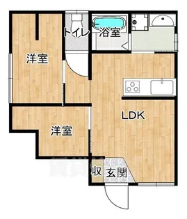 abile鳥飼下【1階】の間取り