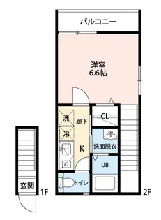 サマーセット【2階】の間取り