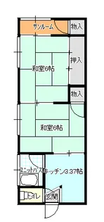 メゾン松森【2階】の間取り