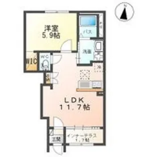 MYハーモニースターテラス【1階】の間取り