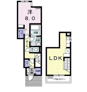 ハナミズキ【1階】の間取り