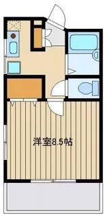 サンライズハイツ【2階】の間取り