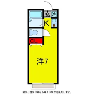 コテージ国分寺II【1階】の間取り