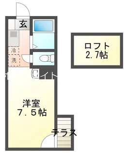 エクセレンス立川【2階】の間取り