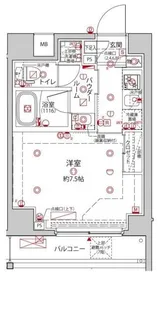 クレイシア森下ステーションサイト【2階】の間取り