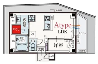 b’CASA金町EAST【1階】の間取り
