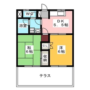 ラークヒルズ【1階】の間取り