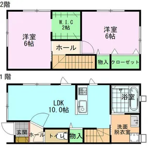 メイユール【1階】の間取り