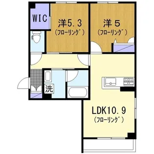 Cent-Livie【2階】の間取り