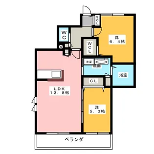 Ruban d’or【2階】の間取り