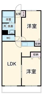 鷺沼ドルチェヴィータ【1階】の間取り