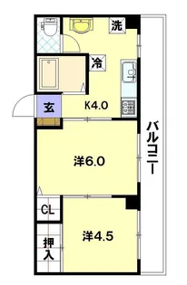 田川ビル【4階】の間取り
