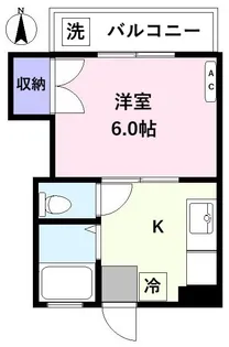 ヒルズイシダII【1階】の間取り