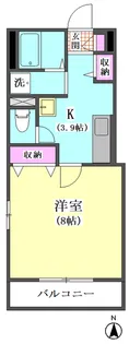 プライム萩中【2階】の間取り