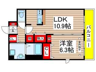 LE-CIEL MK【3階】の間取り