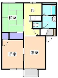 エトワスA【1階】の間取り