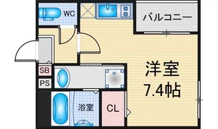 ハーモニーテラス八田III【3階】の間取り