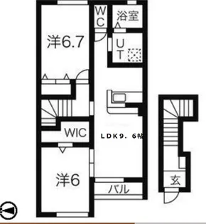 クレール大木戸II【2階】の間取り