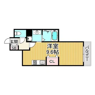 シェルプール5【1階】の間取り