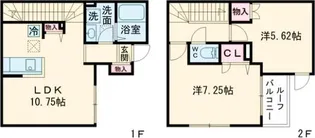 モンシャン【1階】の間取り