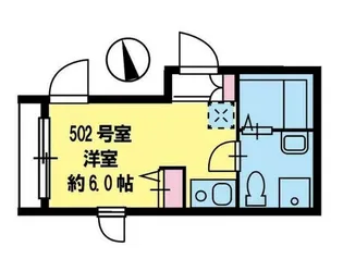 スマートVILLA羽田【5階】の間取り