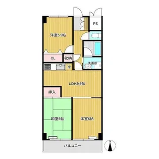 ロイヤルマンション【3階】の間取り