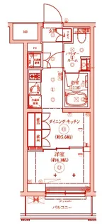 セジョリ武蔵小杉【3階】の間取り