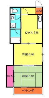 竹之内ビル【4階】の間取り
