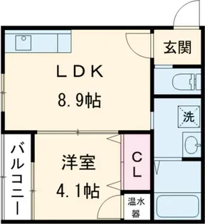 パークヒルズ上穂積【1階】の間取り