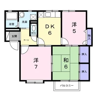 グレイスコートI【2階】の間取り