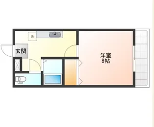 マンションユミリ【2階】の間取り