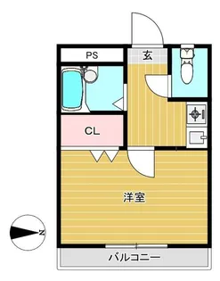 シャルマン草加駅前【2階】の間取り