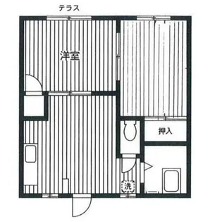 フォーブ東C【1階】の間取り