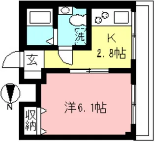リヴェール永山【2階】の間取り
