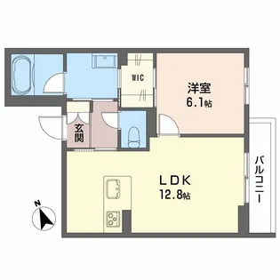 ネオブランコート【2階】の間取り