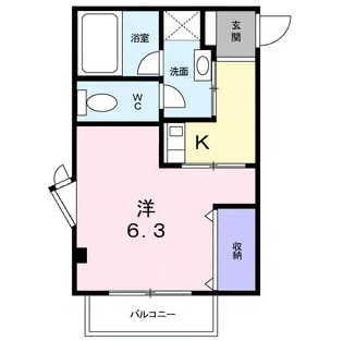 プレトゥール【2階】の間取り