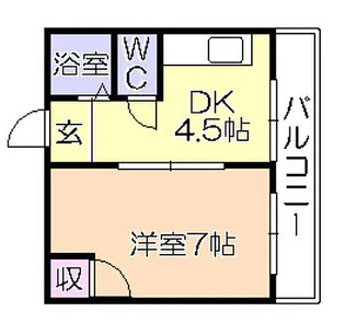 マロンハウス【1階】の間取り