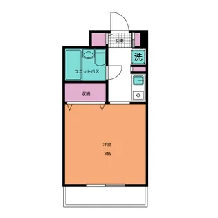 ヴェルス本八幡【5階】の間取り