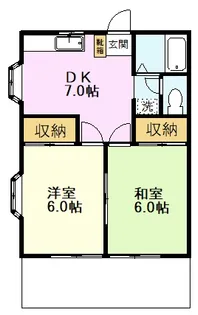 第一ル・クール【1階】の間取り