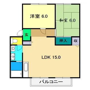 イチゴハイツ I【1階】の間取り