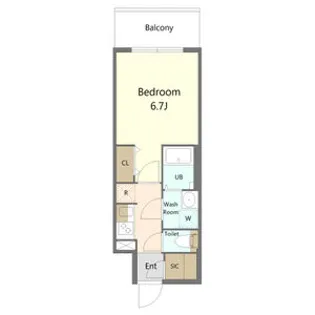S-RESIDENCE名駅北bling(ブリング)【5階】の間取り