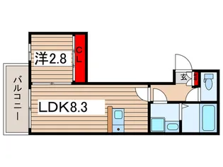 Laluce大和田【2階】の間取り