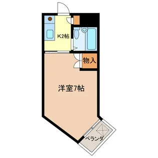 コーポ伊吹AB【1階】の間取り